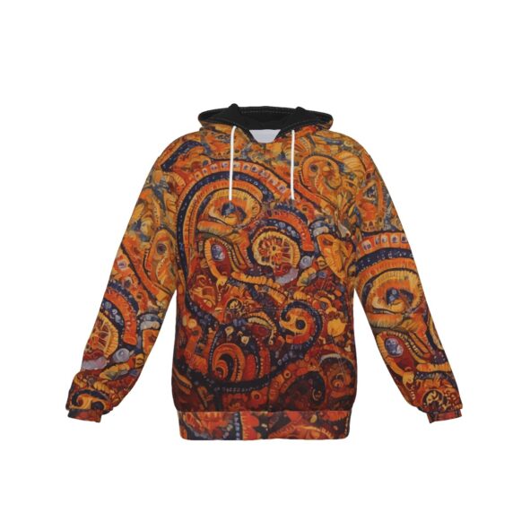 fullbreedcustom Print Zip Up Hoodie With Pocket