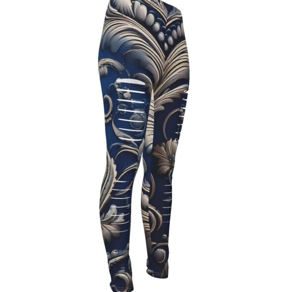 fullbreedcustom Print Women's Ripped Leggings