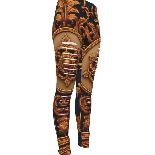 FullbreedCustom  Print Women's Ripped Leggings