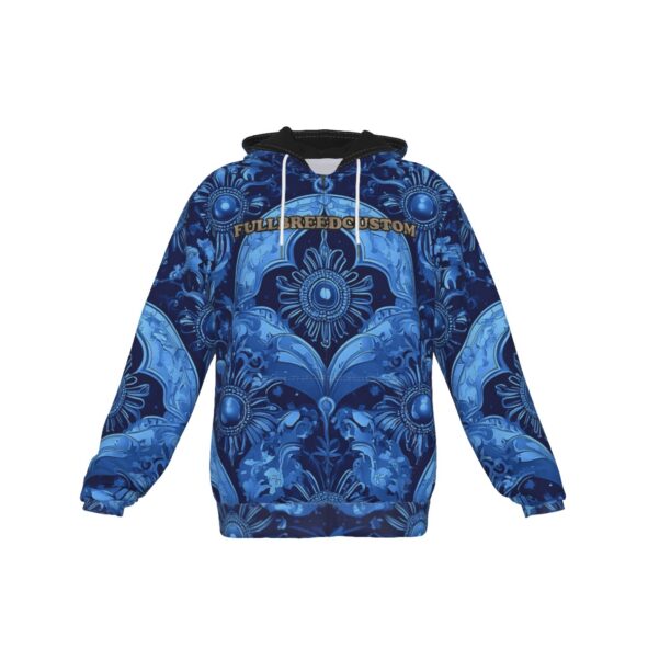 fullbreedcustom Print Zip Up Hoodie With Pocket