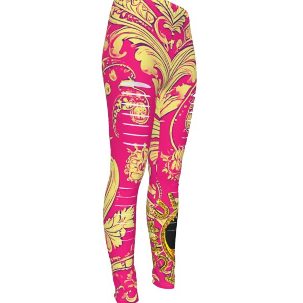 fullbreedcustom Print Women's Ripped Leggings