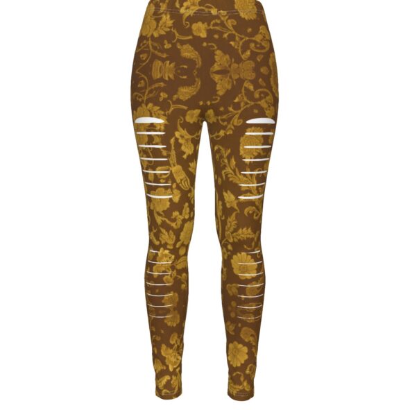 fullbreedcustom. Print Women's Ripped Leggings
