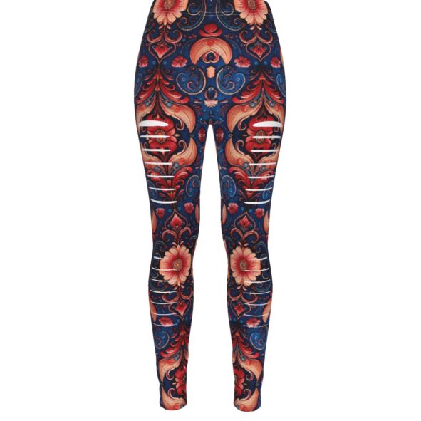 fullbreedcustom Print Women's Ripped Leggings