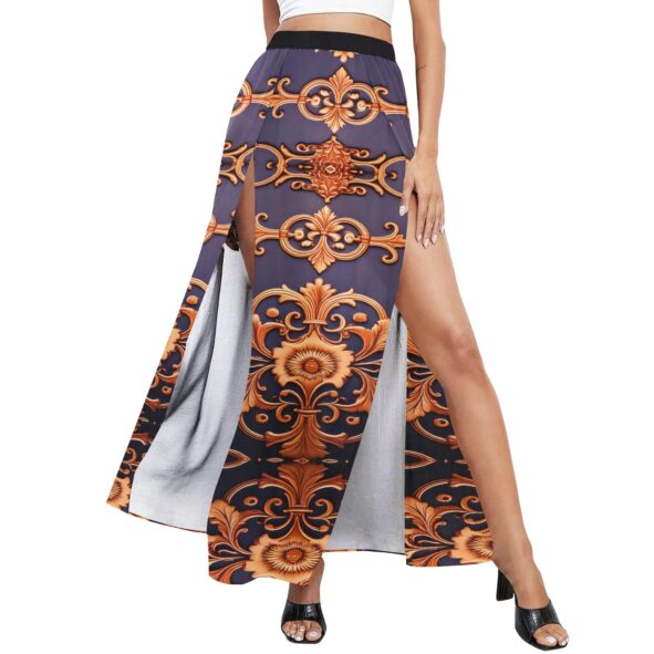 FullbreedCustom Women's High Slit Long Beach Dress (S40)