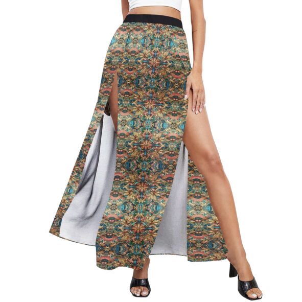 FullbreedCustom Women's High Slit Long Beach Dress (S40)