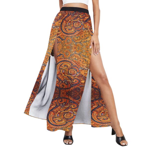 FullbreedCustom Women's High Slit Long Beach Dress (S40)