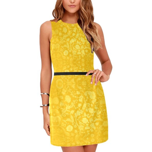 FullbreedCustom Women's Sleeveless Dress (Model D01)