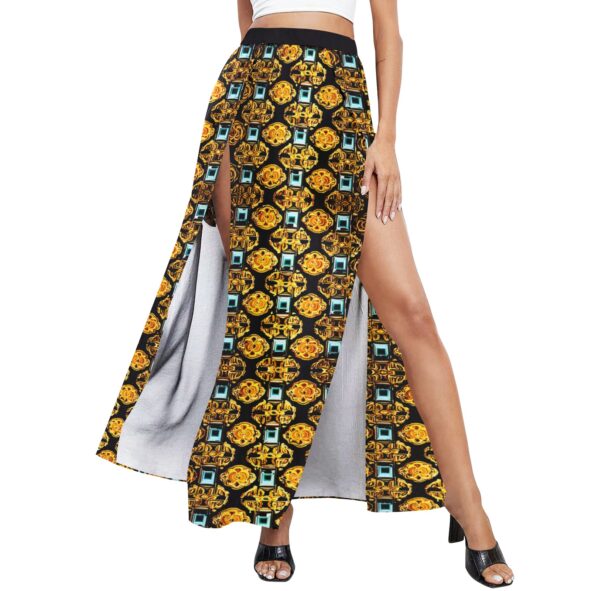 FullbreedCustom Women's High Slit Long Beach Dress (S40)