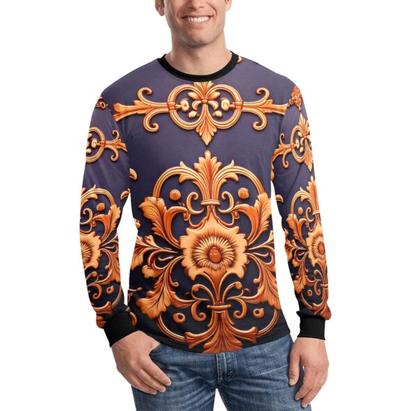 fullbreedcustomnMen's Long Sleeve T-shirt(ModelT51)