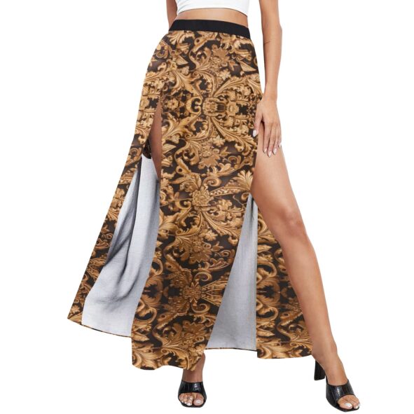 FullbreedCustom Women's High Slit Long Beach Dress (S40)