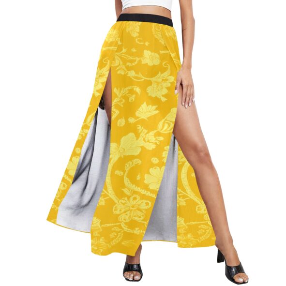 FullbreedCustom Women's High Slit Long Beach Dress (S40)