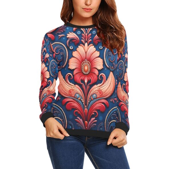 FullbreedCustom Women's All Over Print Sweatshirt (Model H18)