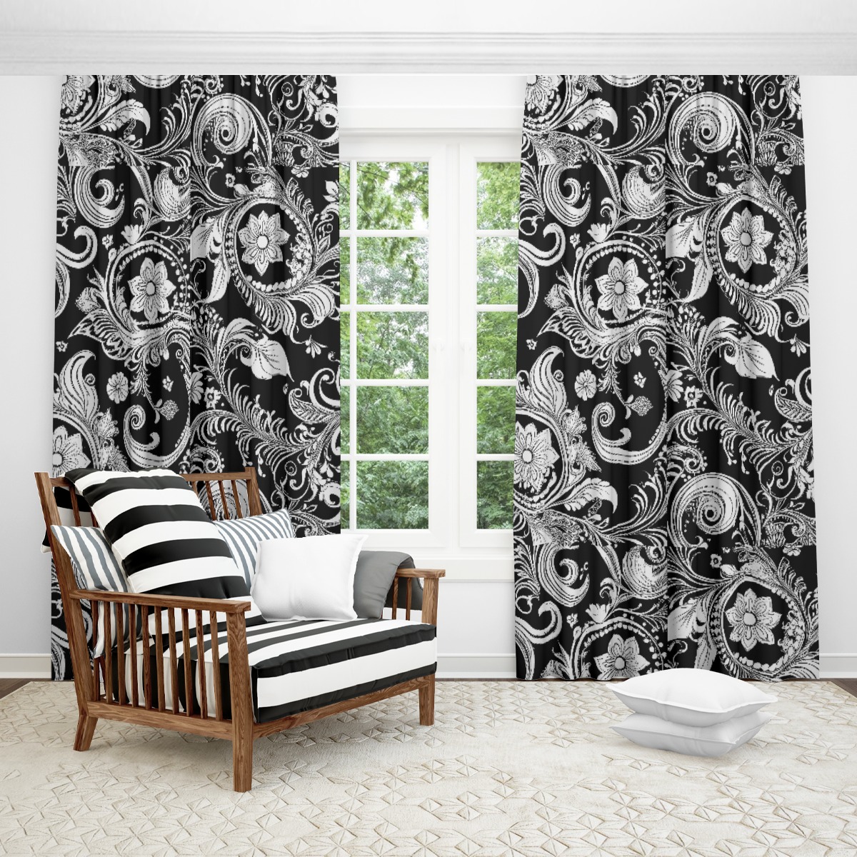 fullbreedcustomg Curtains with Hooks (Large Size) - Image 2