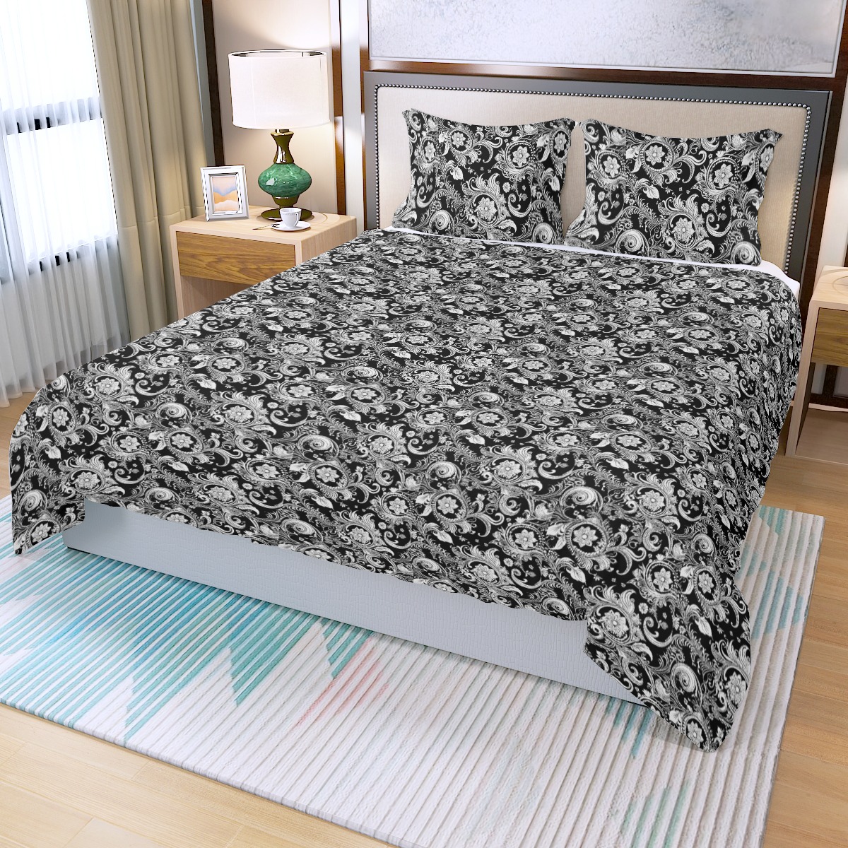 fullbreedcustom Three Piece Duvet Cover Set | Widened - Image 3