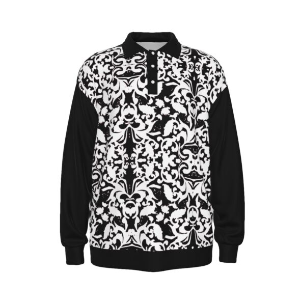 fullbreedcustom Print Unisex Lapel Collar Sweater