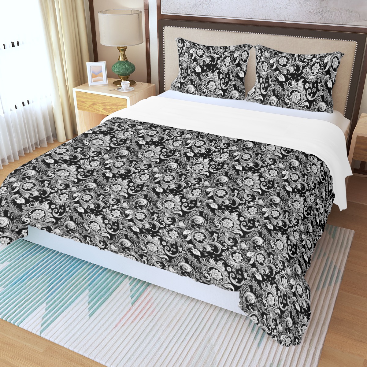 fullbreedcustom Three Piece Duvet Cover Set | Widened - Image 2