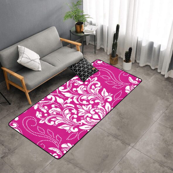 fullbreedcustom Area Rug with Black Binding  7'x3'3''