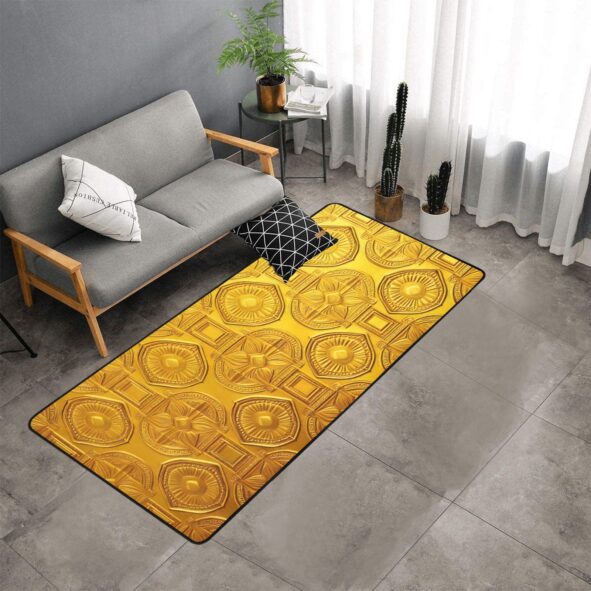 fullbreedcustom Area Rug with Black Binding 7'x3'3''