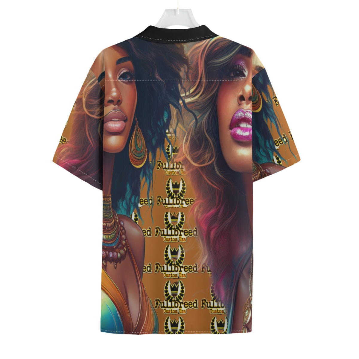 Fullbreedcustom Print Men's Hawaiian Shirt - Image 2