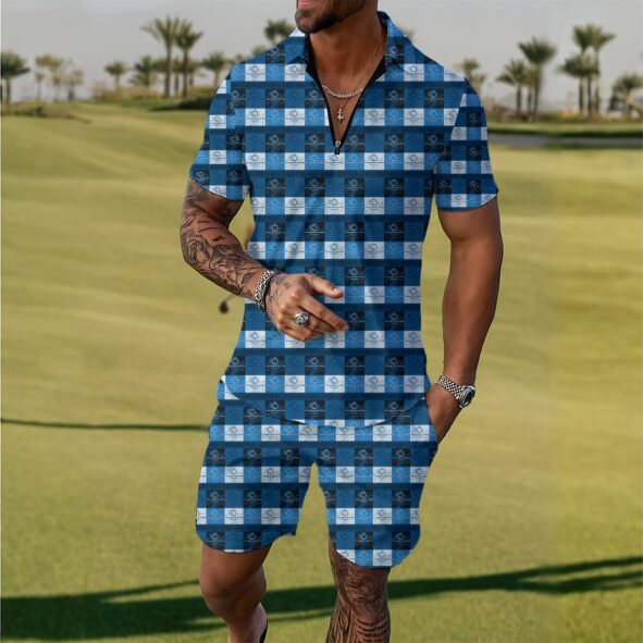 FullbreedCustom Print Men's Polo Sportswear Set