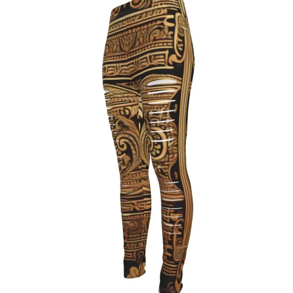 FullbreedCustom Print Women's Ripped Leggings