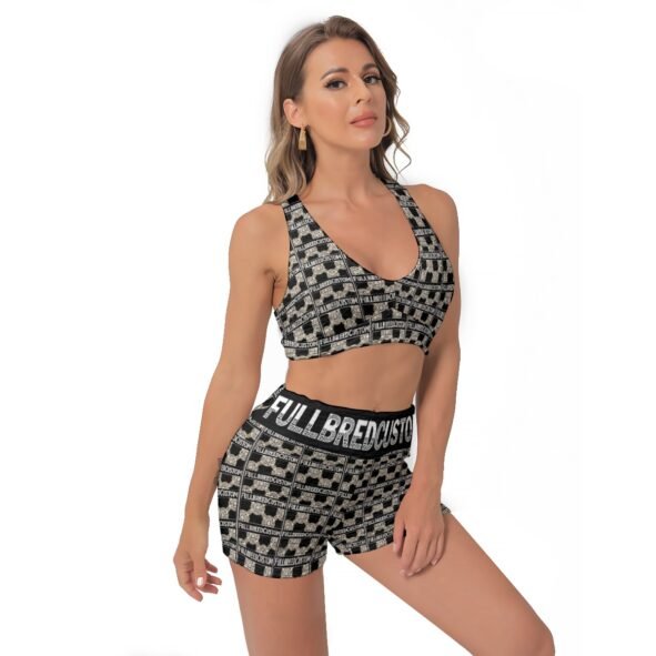 FullbreedCustom   Print Women's Sports Bra Suit