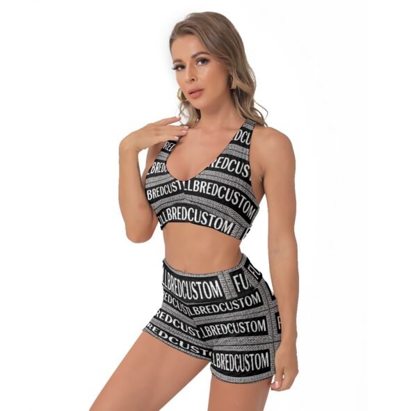 FullbreedCustom   Print Women's Sports Bra Suit