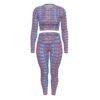 FullbreedCustom Print Women's Sport Set With Backless Top And Leggings - Image 5