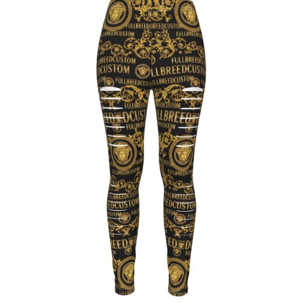 FullbreedCustom  Print Women's Ripped Leggings