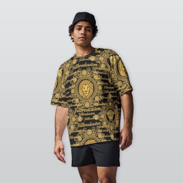 FullbreedCustom  Print Men’s  Oversize Crewneck T-Shirt|230GSM Cotton