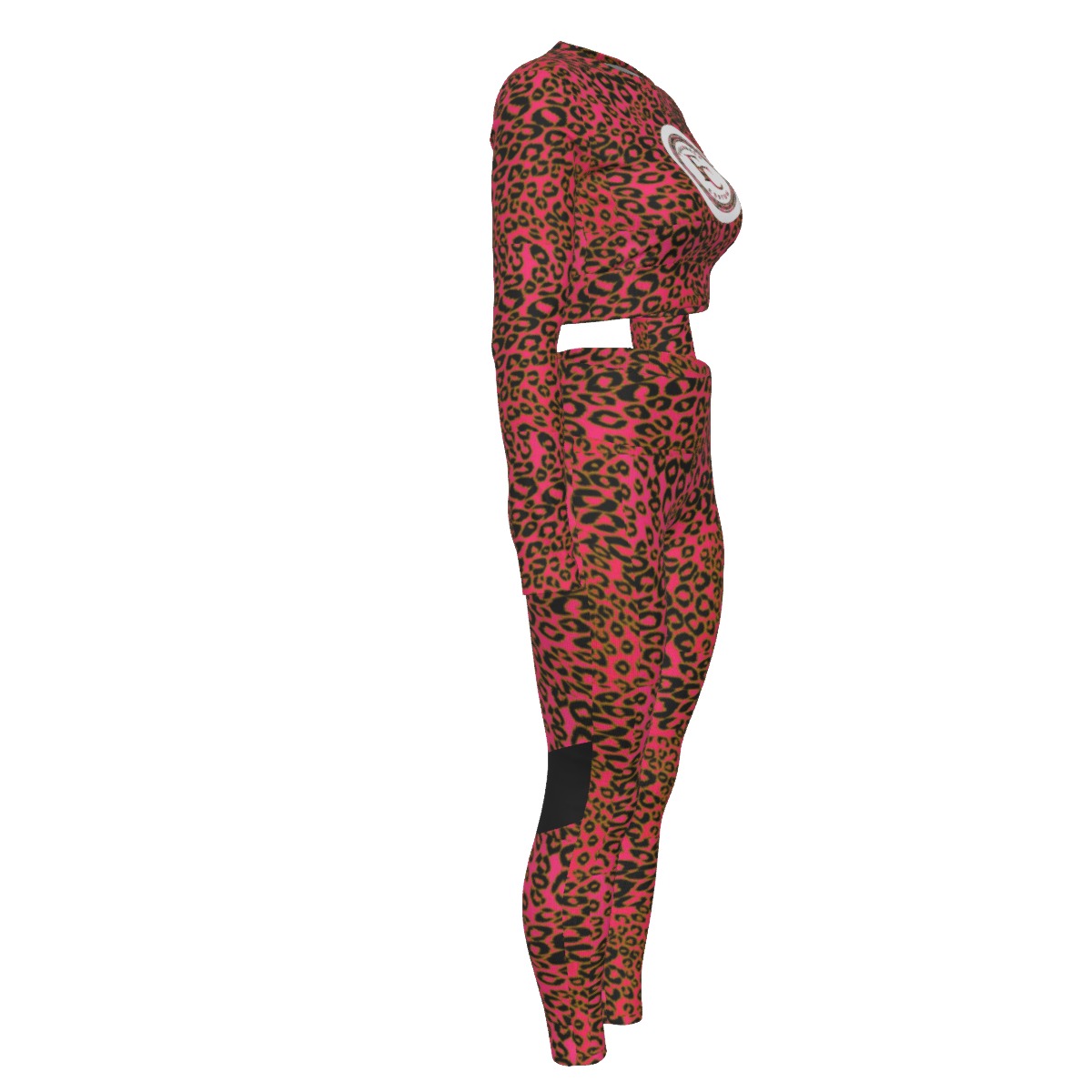 FullbreedCustom Print Women's Sport Set With Backless Top And Leggings - Image 3