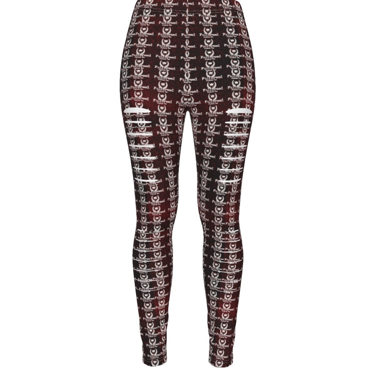 FullbreedCustom Print Women's Ripped Leggings