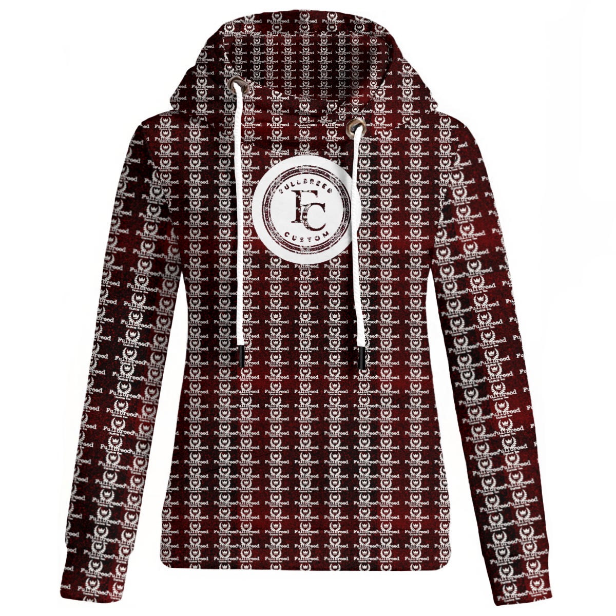 FullbreedCustom Print Women's Patchwork Hoodie