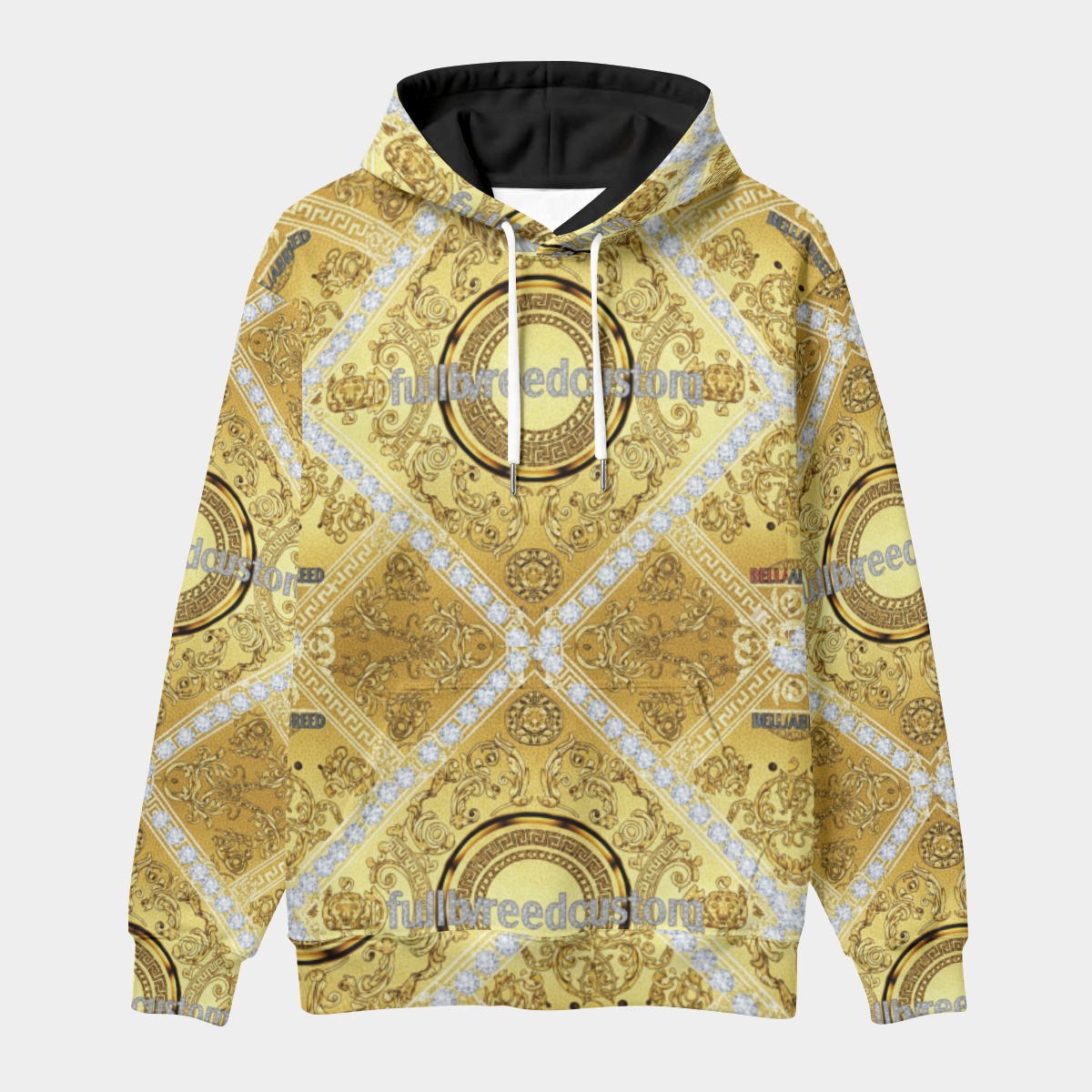 FullbreedCustom Eco-friendly All-Over Print Unisex Pullover Hoodie - Image 2