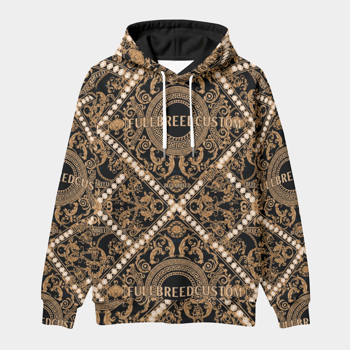 FullbreedCustom Eco-friendly All-Over Print Unisex Pullover Hoodie - Image 2