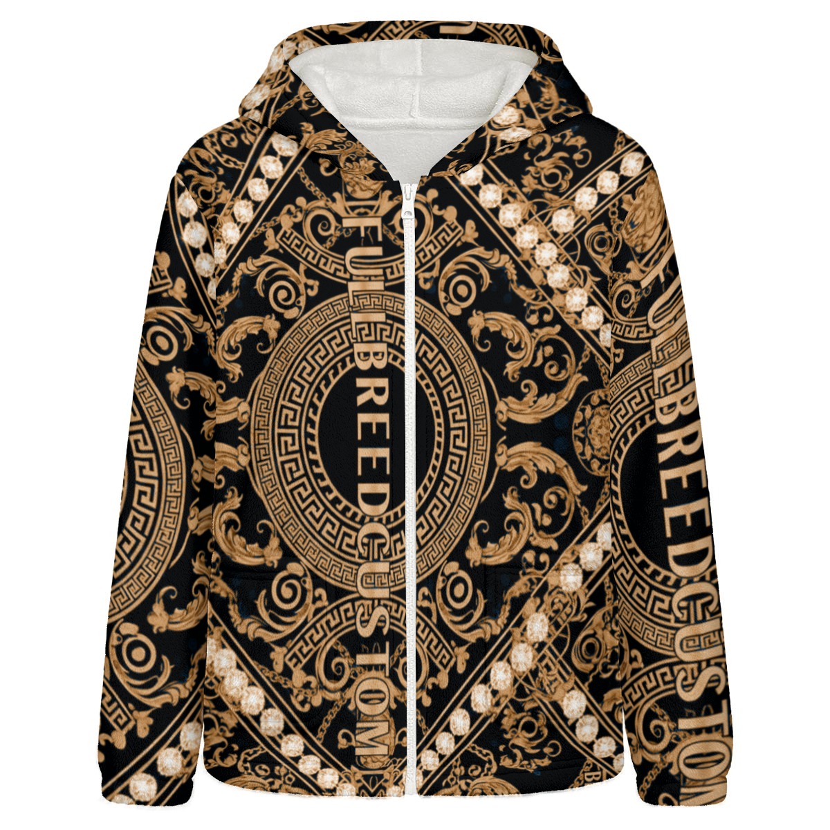 Fullbreedcustom Print Unisex Cozy Cat Ear Hoodie - Image 2