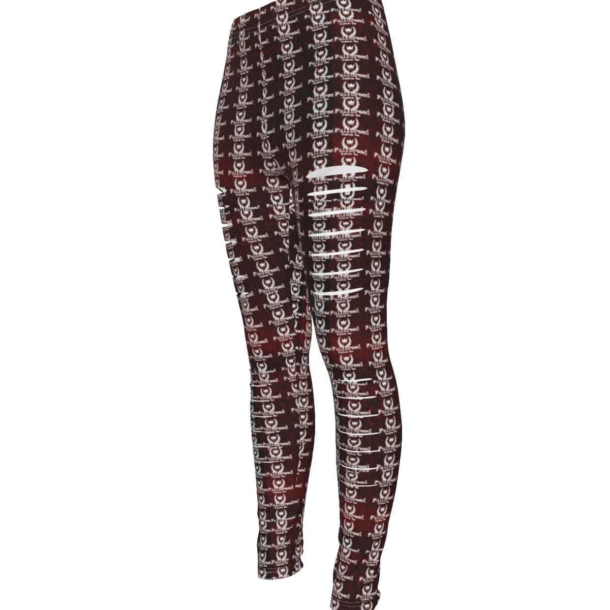 FullbreedCustom Print Women's Ripped Leggings - Image 4