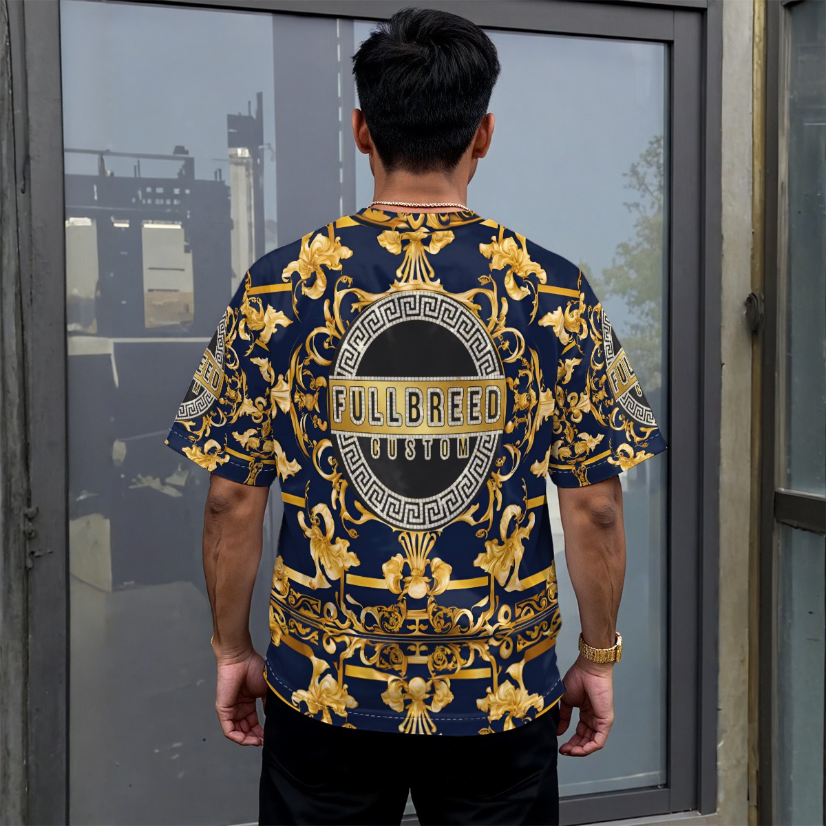 FullbreedCustom Print Unisex Drop-shoulder T-shirt|180GSM - Image 3