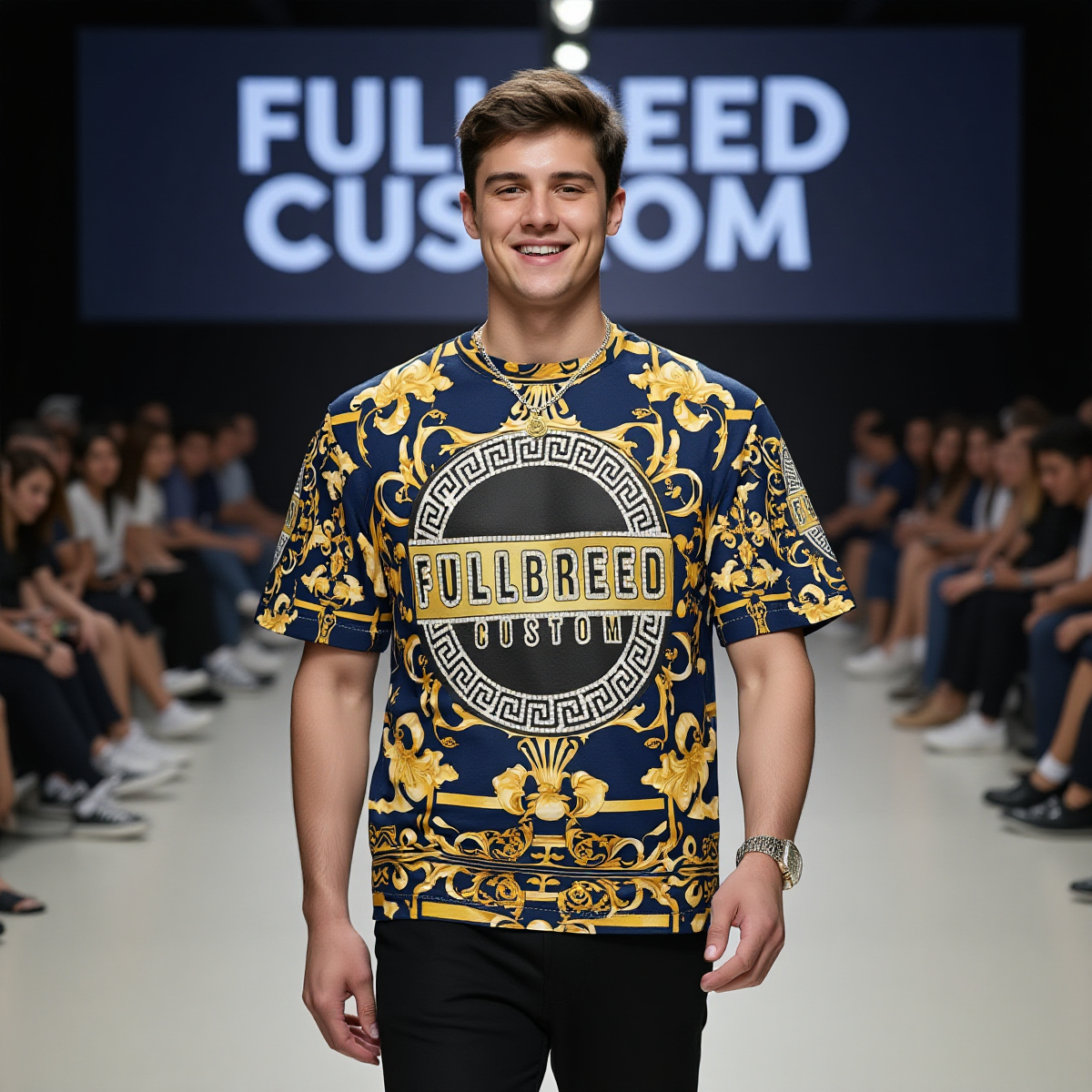 FullbreedCustom Print Unisex Drop-shoulder T-shirt|180GSM