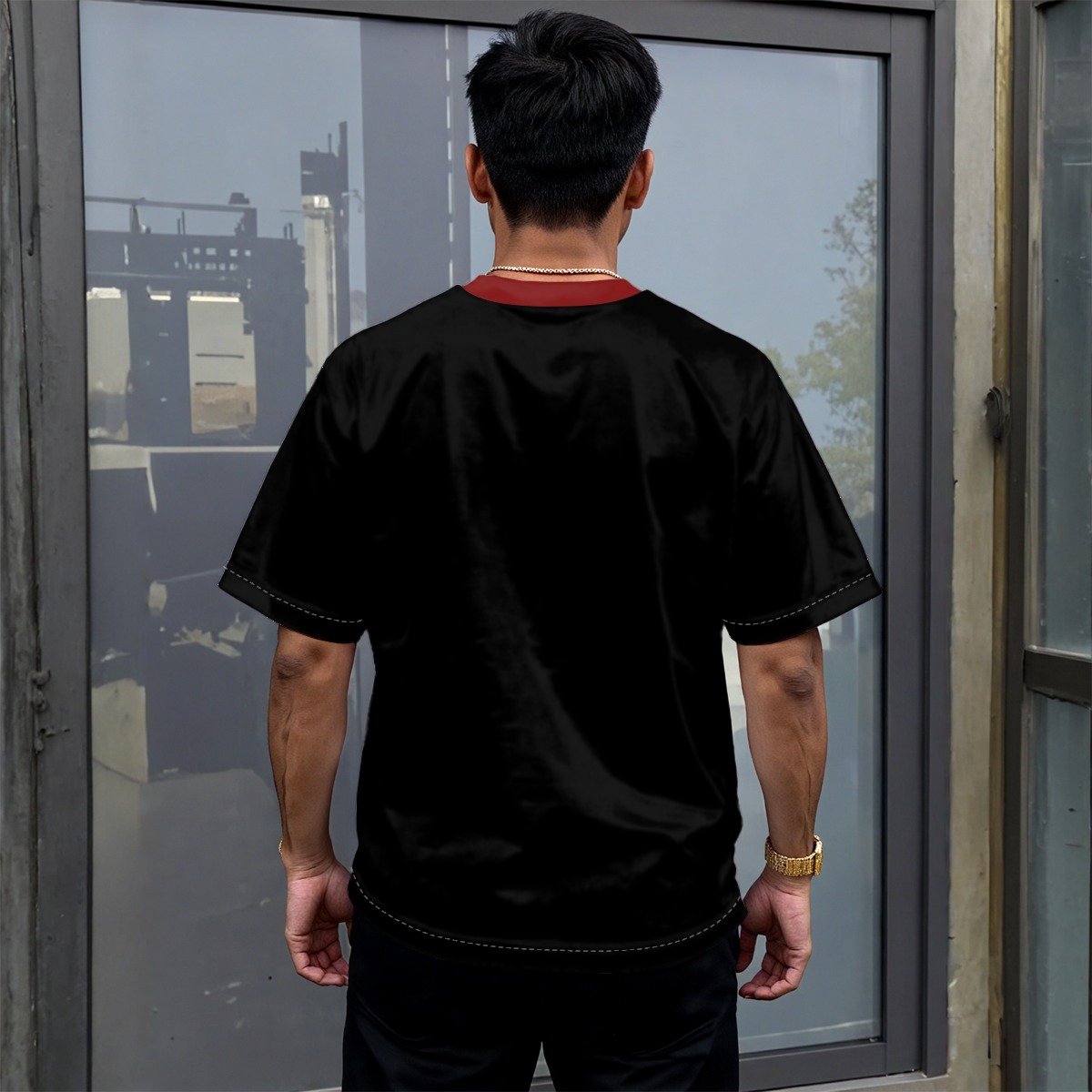 NollywoodTrend Print Unisex Drop-shoulder T-shirt|180GSM - Image 3