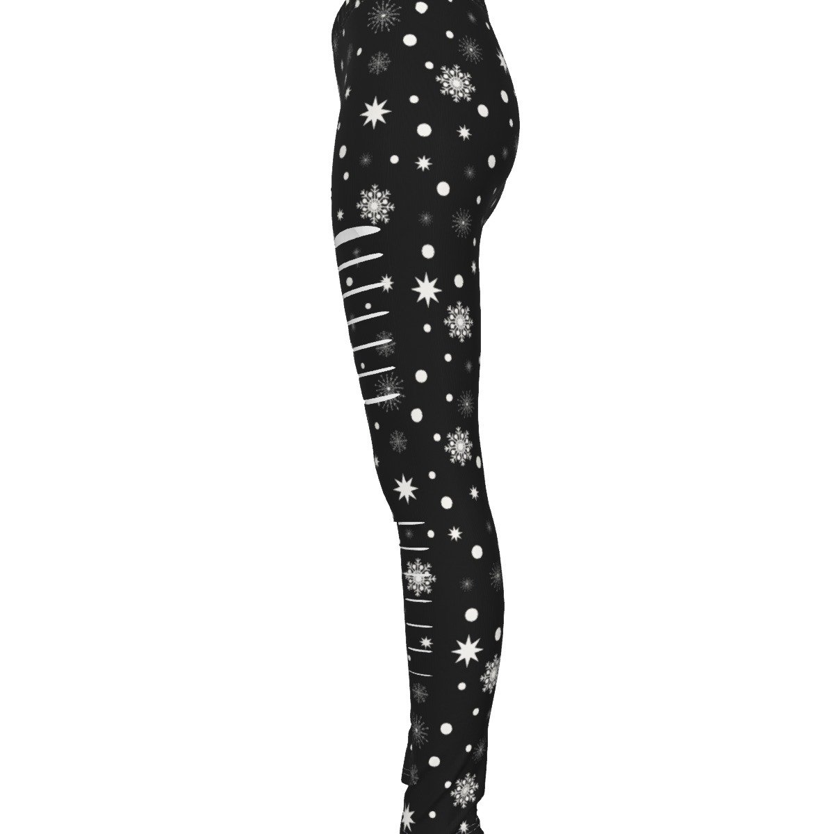 FullbreedCustoom Print Women's Ripped Leggings - Image 5