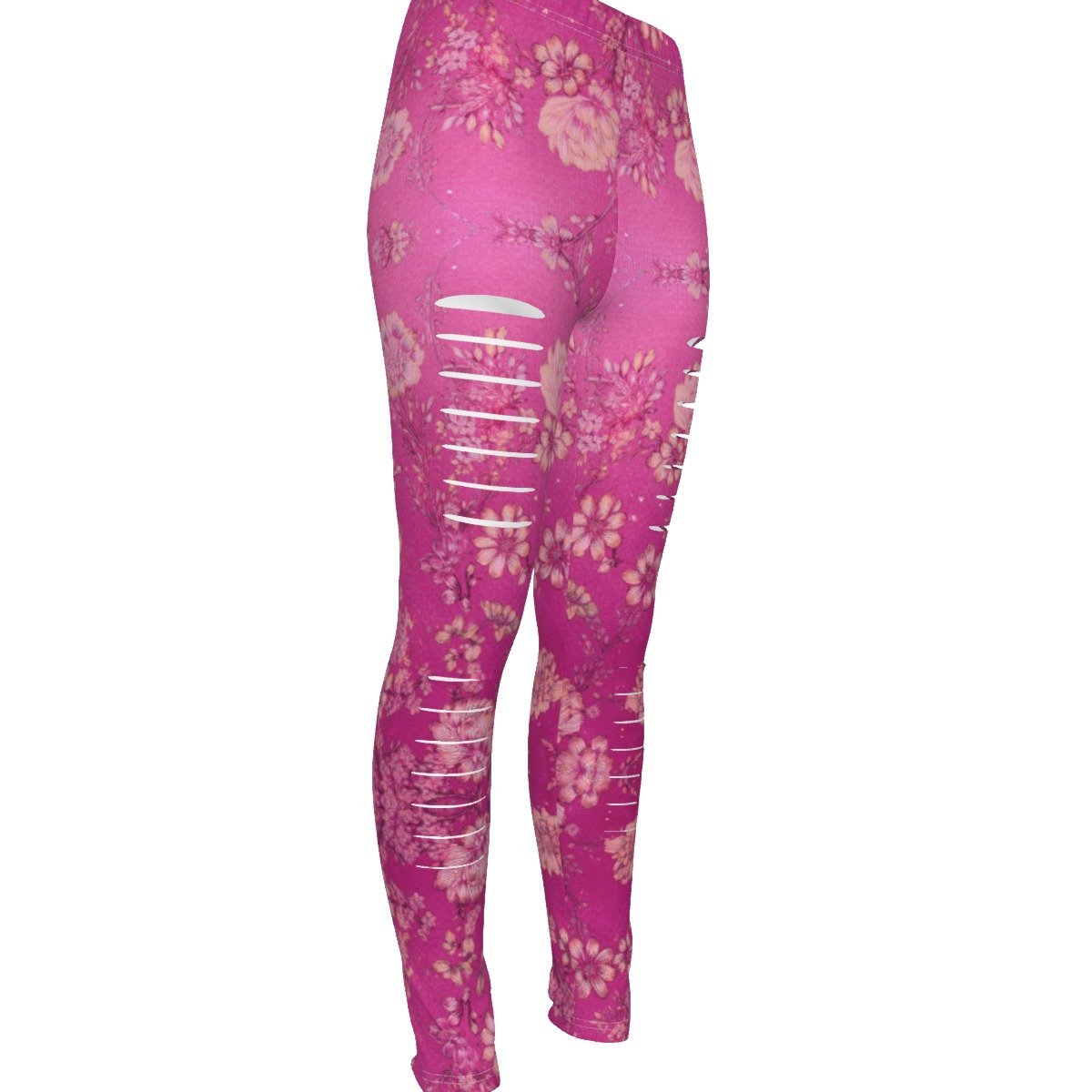 FullbreedCustoom Print Women's Ripped Leggings - Image 4