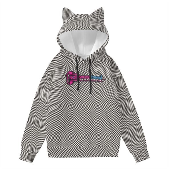 Nollywoodtrend Print Women’s Hoodie With Decorative Ears