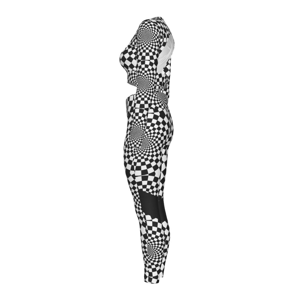 FullbreedCustoom Print Women's Sport Set With Backless Top And Leggings - Image 4