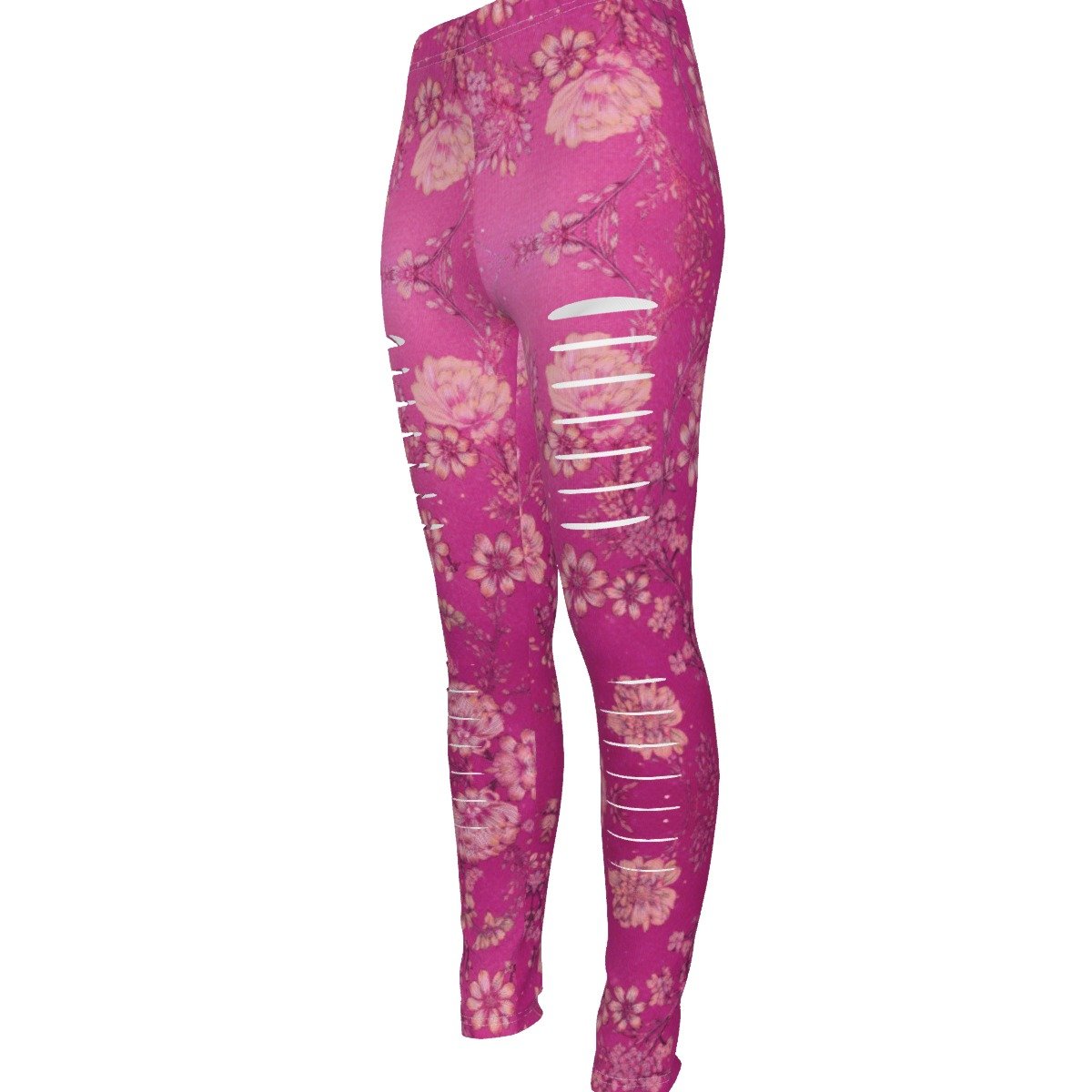 FullbreedCustoom Print Women's Ripped Leggings - Image 6