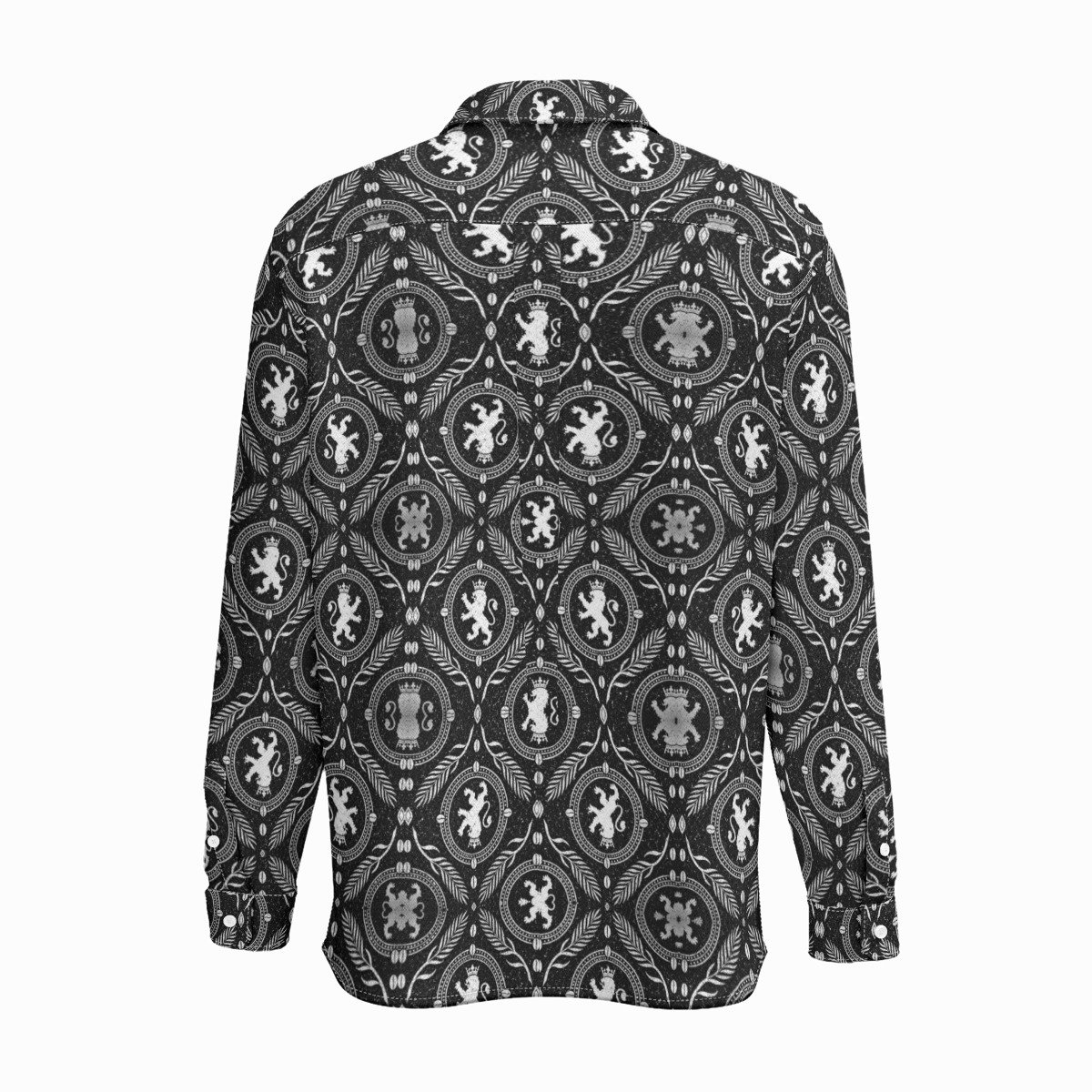 FullbreedCustom Men's Business Lapel Long Sleeve Shirt With Pocket|110GSM Imitation Flax - Image 2