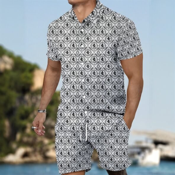 Fullbreed Custom Print Men's Summer Shirt Set