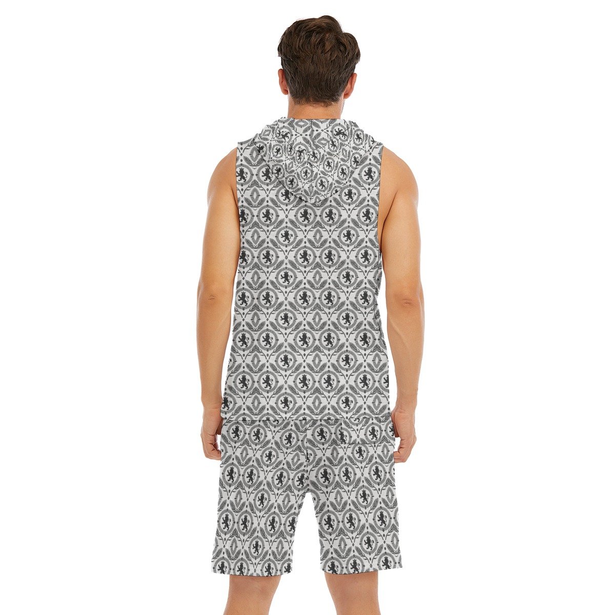Fullbreed Custom Print Men's Sleeveless Vest And Shorts Set - Image 4