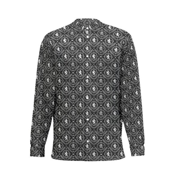 Fullbreed Custom Print New Men'S Business Long-Sleeved Imitation Linen Shirt