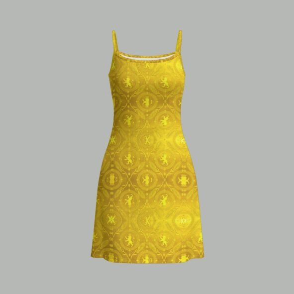 FullbreedCustom Print Women's Double-Layer Mesh Dress